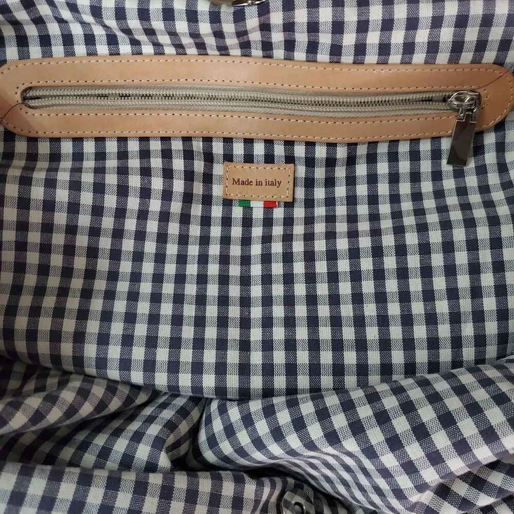Italian Made Nadir - Positano Shoulder bag Tote Excellent Condition Inner pocket - Picture 8 of 9